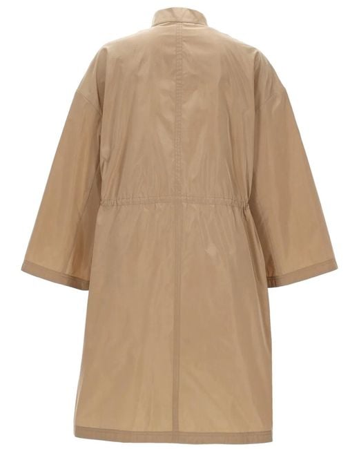 Fabiana Filippi Natural Trench Con Zip