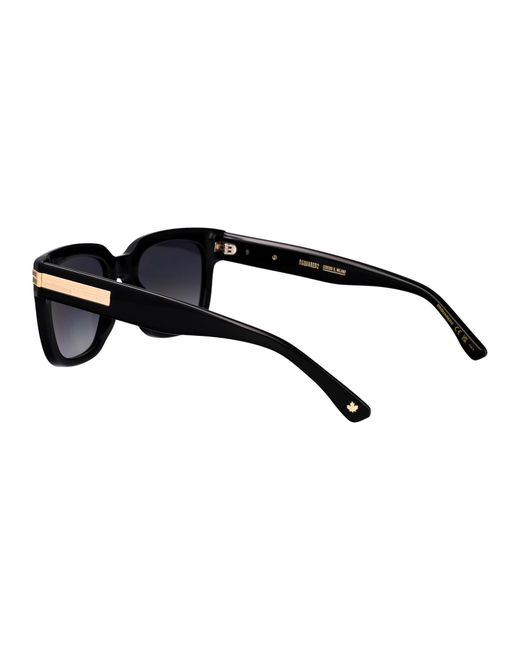 DSquared² Black Acetate Sunglasses for men