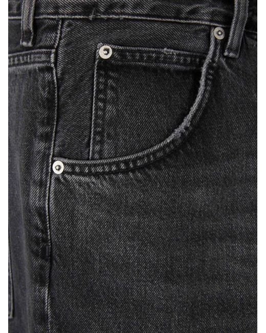 Agolde Black Cotton Jeans