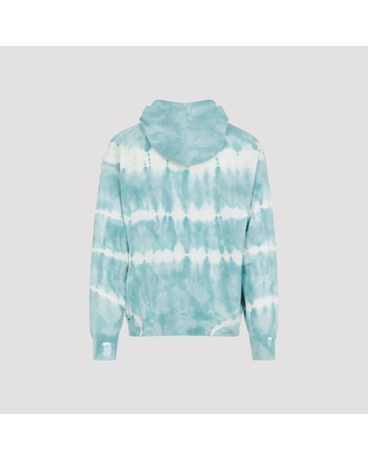 Amiri Blue Ma Tie Dye Hoodie for men
