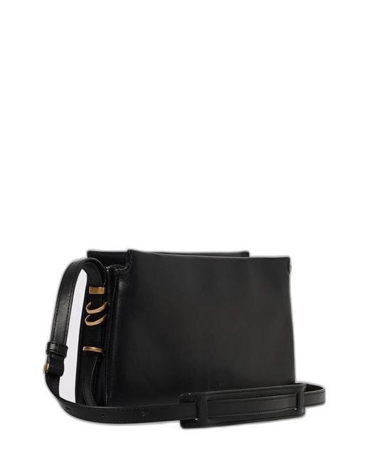 Pinko Black Leather Handbag