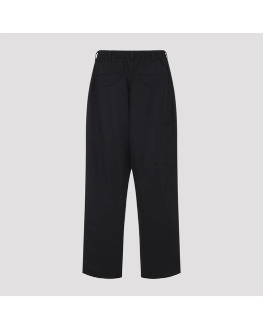 Y-3 Black Ref Wool Tp Pants for men