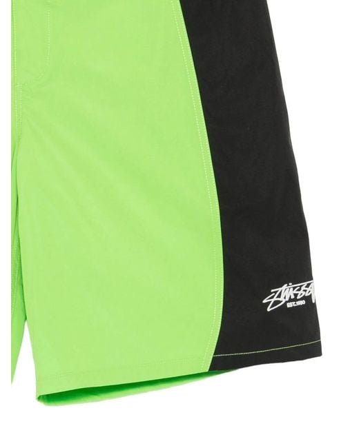 Stussy Green Stussy Colourblock Design for men
