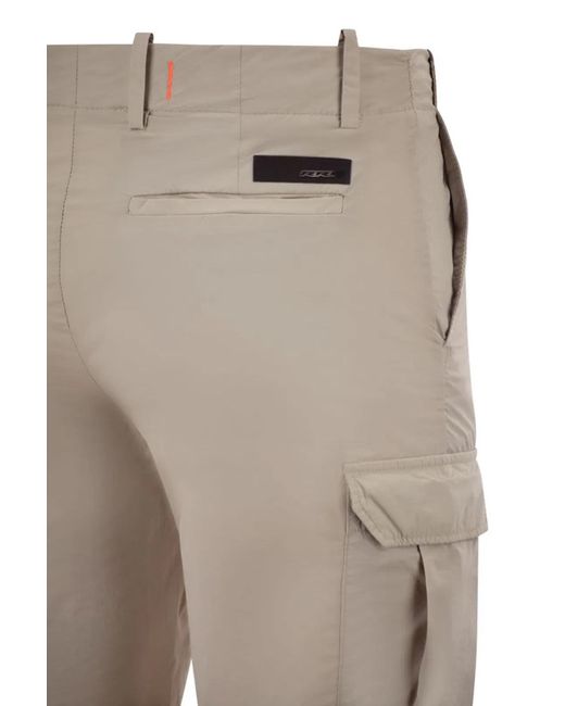 Rrd Gray Stretch Technical Cargo Bermuda Shorts for men