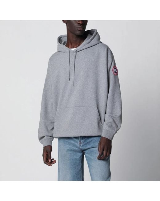 Canada Goose Gray Hoodie for men