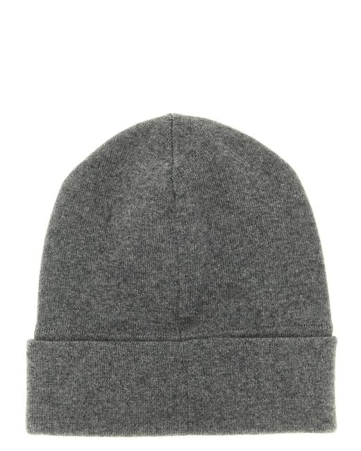 Brunello Cucinelli Gray 'Monile' Beanie