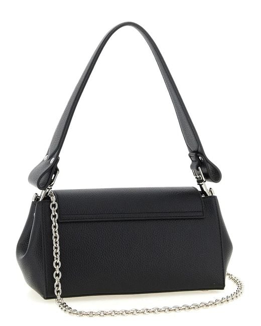 Vivienne Westwood Black 'Hazel' Medium Shoulder Bag