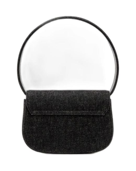 DIESEL Black 1Dr Denim Shoulder Bag