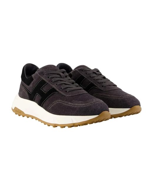 Hogan Black Hyperlight Allacciato H Sneakers for men