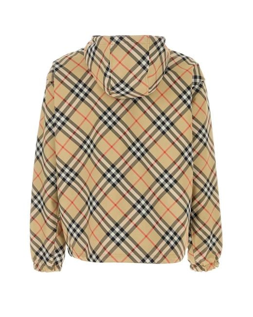 Burberry Multicolor Embroidered Polyester Reversible Jacket for men