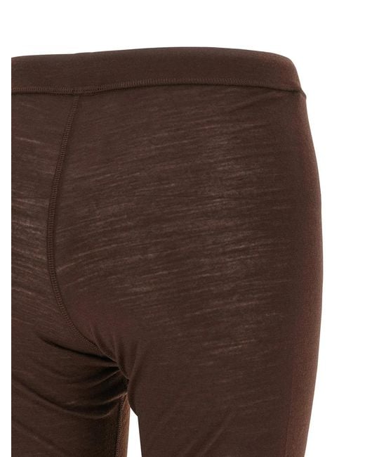 Jil Sander Brown '029' Leggings