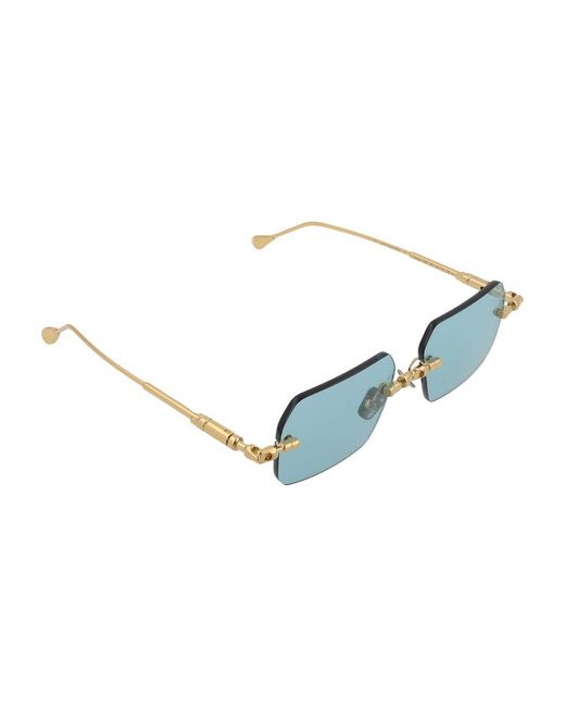 Kuboraum Blue Sunglasses H68 Gd Wgreen/16/1