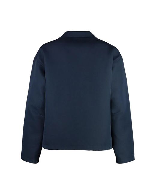 Gucci Blue Wool Blend Jacket for men