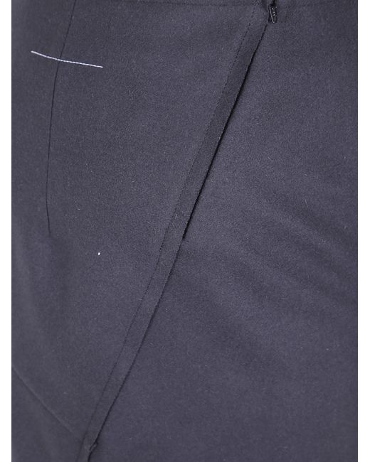 MM6 by Maison Margiela Blue Midi Skirt