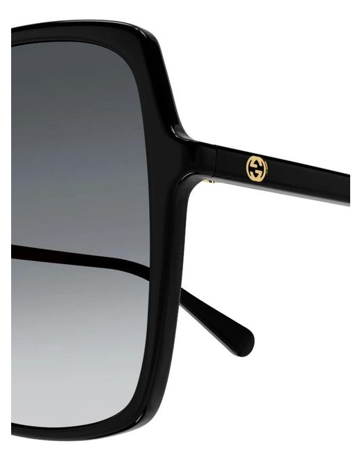 Gucci Black Recycled Acetate Sunglasses