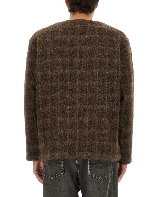 Our Legacy Brown Wool Blend Cardigan for men
