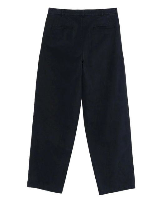 Aspesi Blue Cotton Pants for men