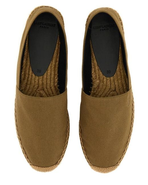 Saint Laurent Green Espadrille