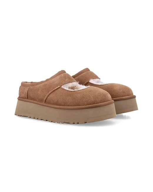 Ugg Brown Bea Mary Jane Ballets