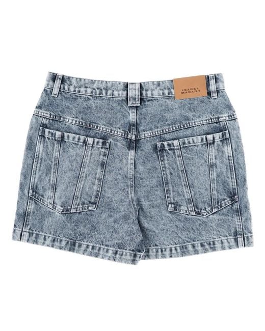 Isabel Marant Blue Shorts "Joely"