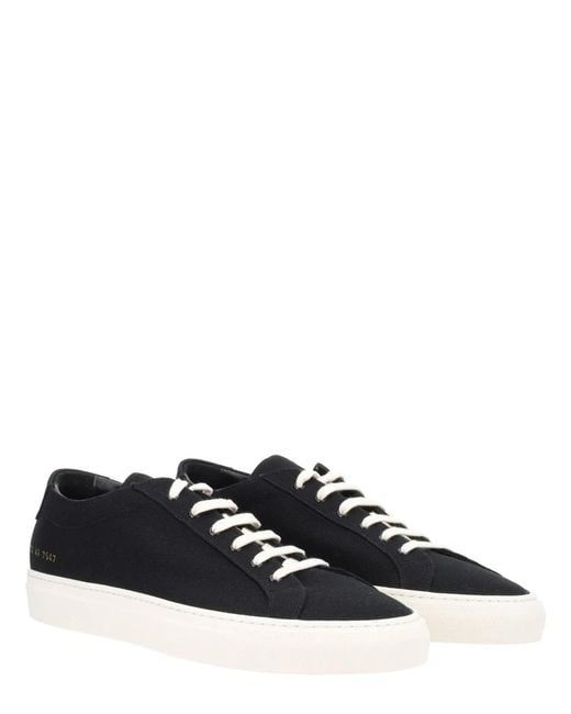 Common Projects Black Cotton Sneakers for men