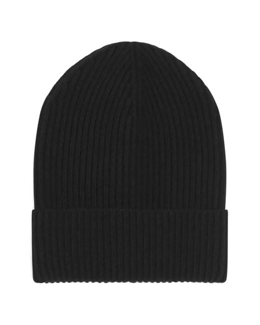 Dolce & Gabbana Black Dolce & Gabbana Knitted Wool And Cashmere Hat