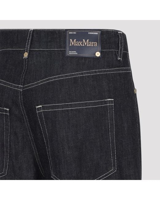 Max Mara Blue S Max Mara Jean Chiara Denim Camal Vuelto