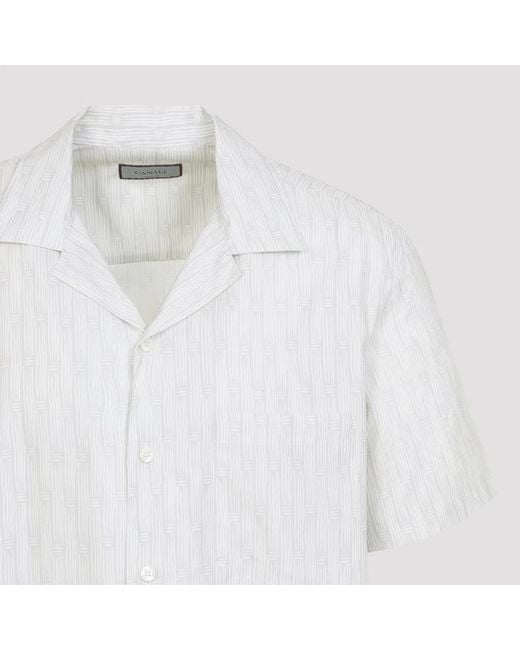 Canali White Shirt for men