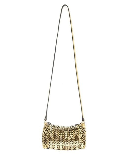 Rabanne White 1969 Nano Flip Bag Shoulder Bag
