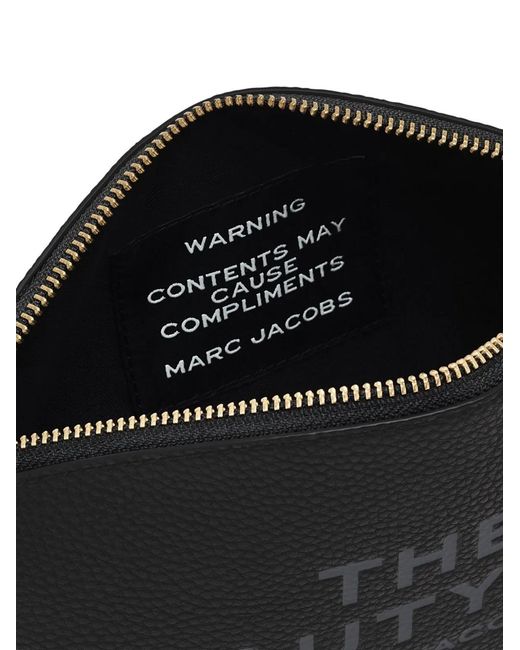 Marc Jacobs Black Leather Zip Fastening Bag