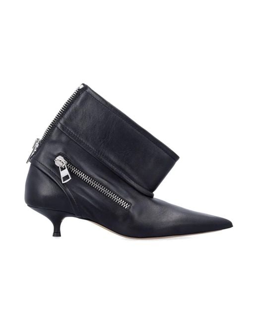 J.W. Anderson Blue Biker Kittrn Heel