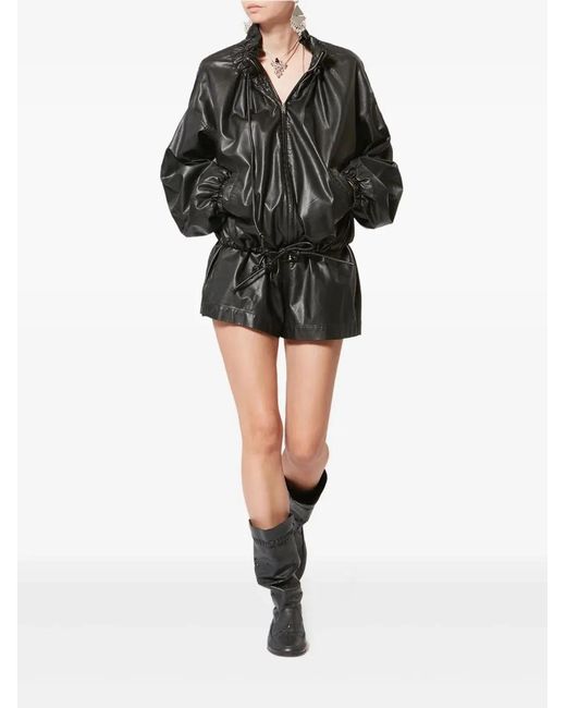 Isabel Marant Black Polyurethane Jacket