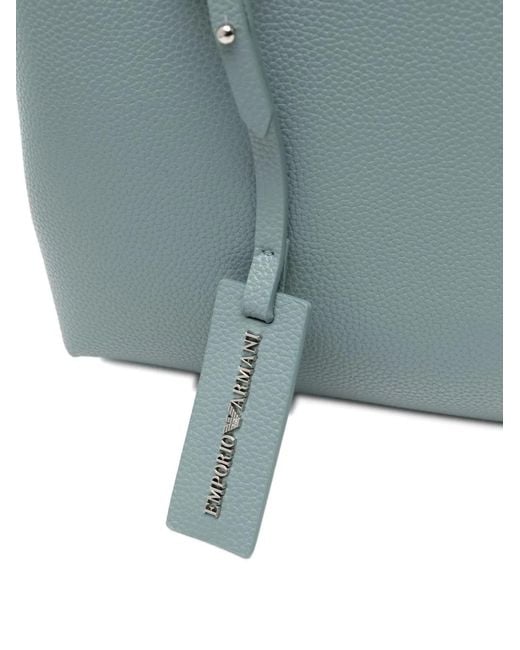 Emporio Armani Gray Myea Small Shopping Bag
