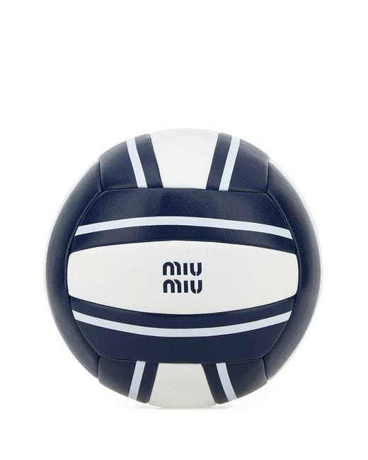 Miu Miu Blue Two-Tone Volleyball