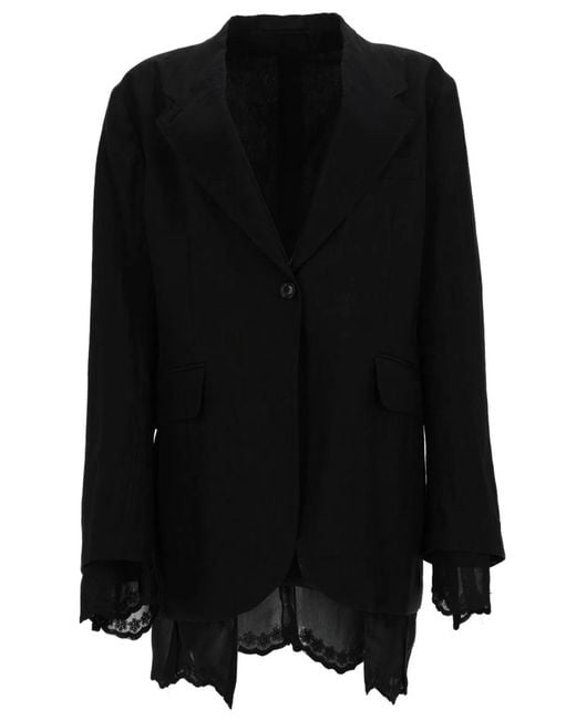 Our Legacy Black Linen Blend Jacket