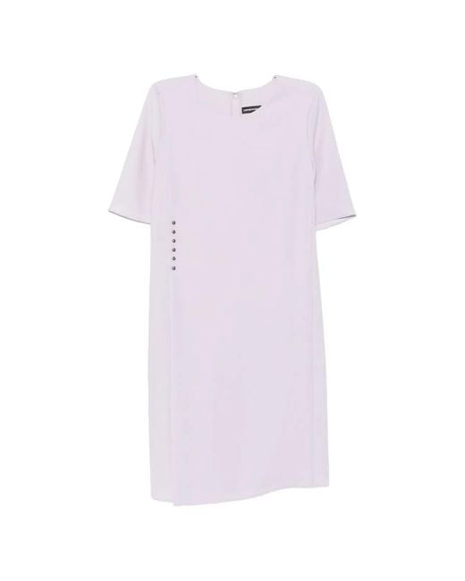 Emporio Armani Purple Short Dress
