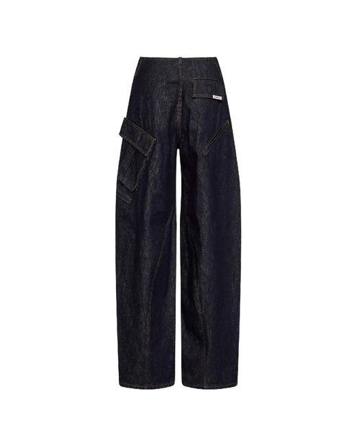 Self-Portrait Black Cotton Jeans