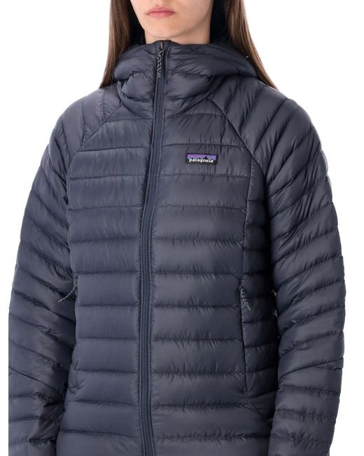 Patagonia Blue Down Sweater Hoody Recycled Down Jacket