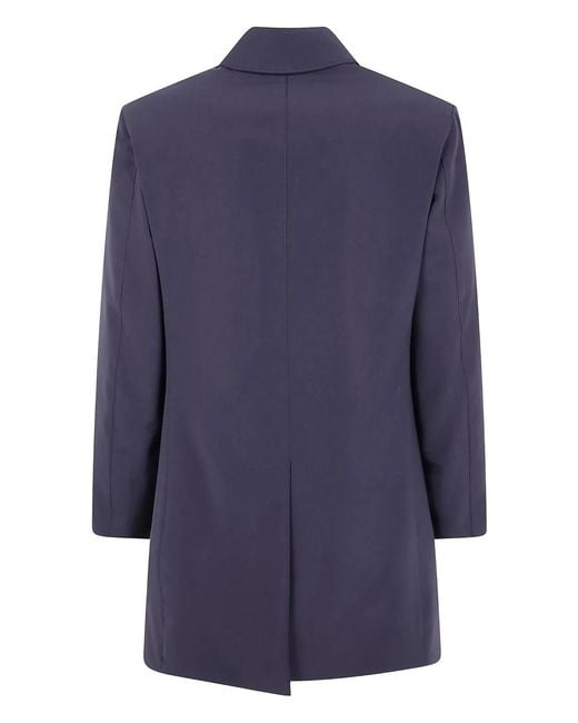 Aspesi Blue Perfetto Raincoat for men