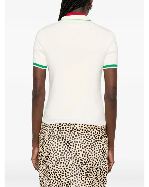 Valentino Garavani Green Polo Top