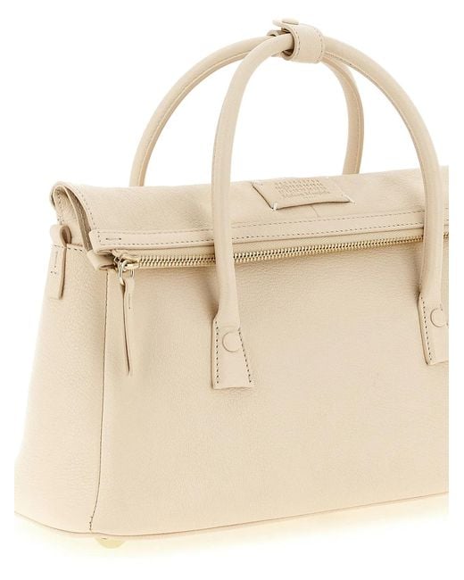 Maison Margiela Natural '5Ac East West' Handbag