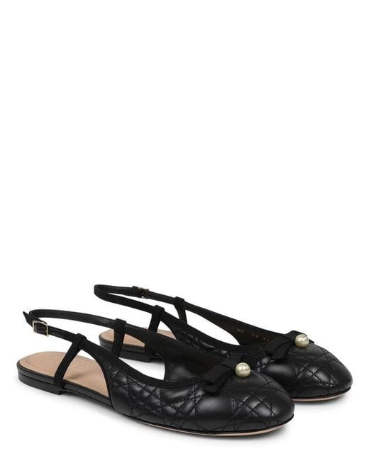 Dior Black Slingback Pumps