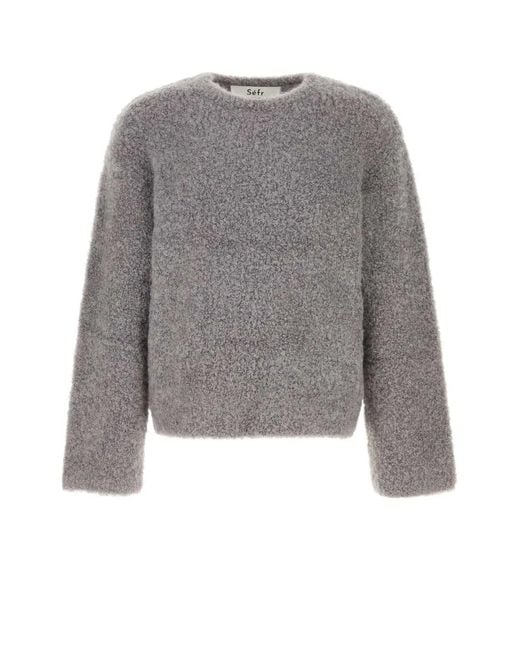 Séfr Gray Sweater for men
