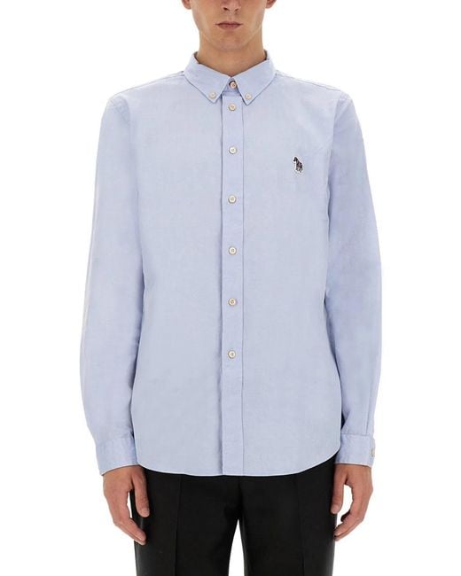 Paul Smith Blue Ps Paul Smith Regular Fit Shirt for men