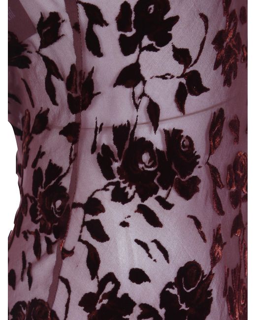 Ann Demeulemeester Purple "Aaricia" Long Bias Slip Dress