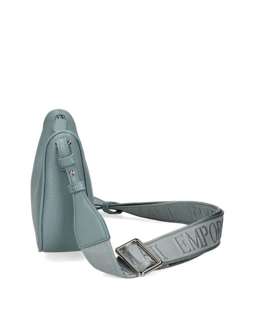 Emporio Armani Gray Baguette Shoulder Bag