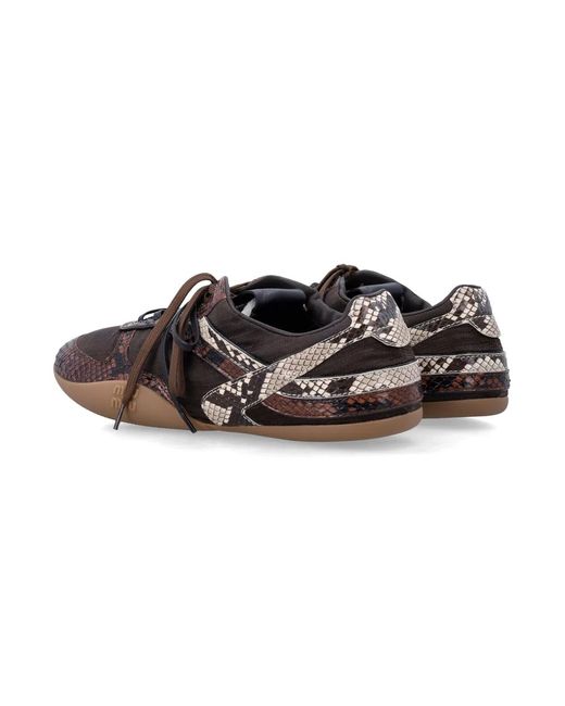 Miu Miu Brown Gymnasium Sneakers