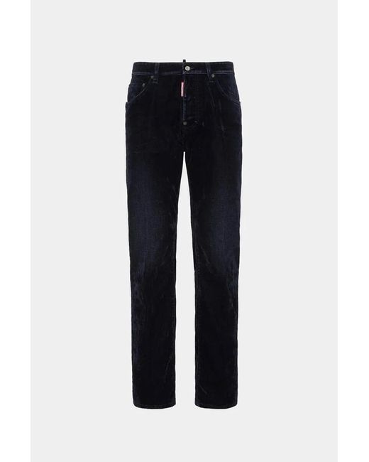 DSquared² Blue Pants 5 Pockets for men