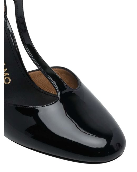 Ferragamo Black Tildea Pumps