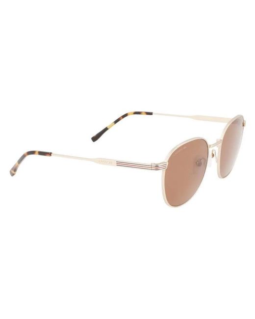 Lacoste Metallic Semimatte Metal Sunglasses